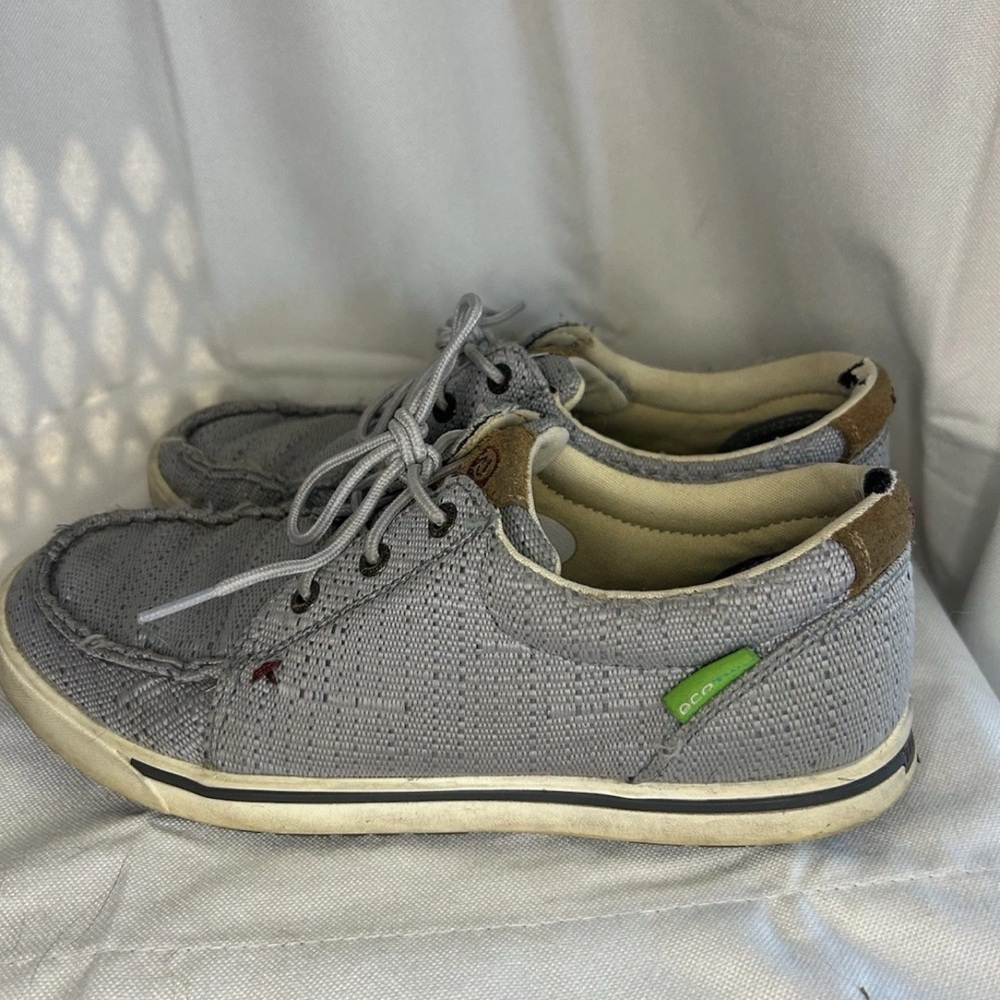 Twisted X Huey Loper Casual Kicks Tennis‎ Shoes Gray Lace Up FLAWED